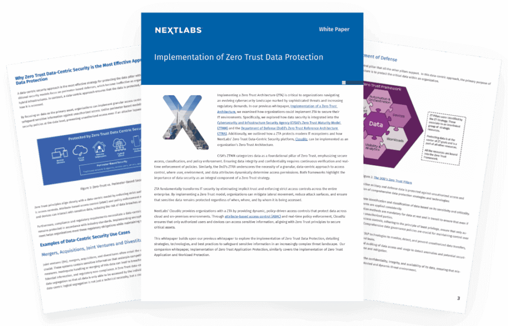 Whitepaper thumbnail image - Implementation of Zero Trust Data Protection