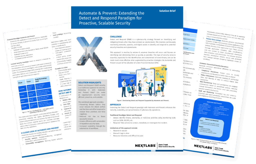 Solution Brief thumbnail image - Automate & Prevent: Extending the Detect and Respond Paradigm for Proactive, Scalable Security