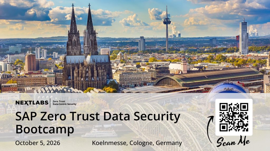SAP Zero Trust Data Security Bootcamp - DSAG - Oct 5