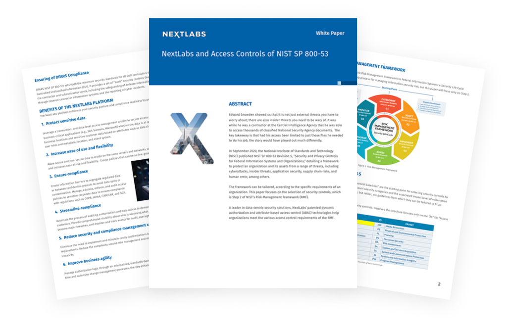 graphic - white paper access of control of nist
