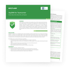 image - datasheet SkyDRM for Teamcenter